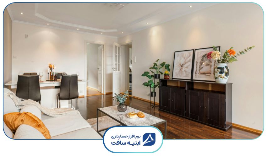 نمایی از خانه مدرن که نیاز به بازسازی آپارتمان قدیمی ندارد.